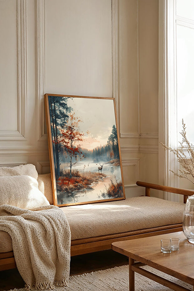 One Piece Wooden Framed Painting Tk3013