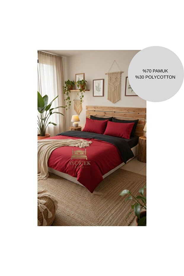 Double Bedding Set 160/200 Fitted Sheet 190/220 Quilt Size 4 Pieces Yk.