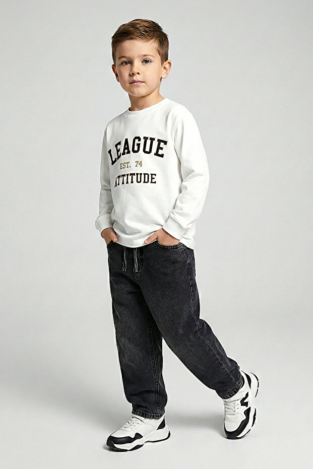 Boy's Baggy Fit Denim Jeans