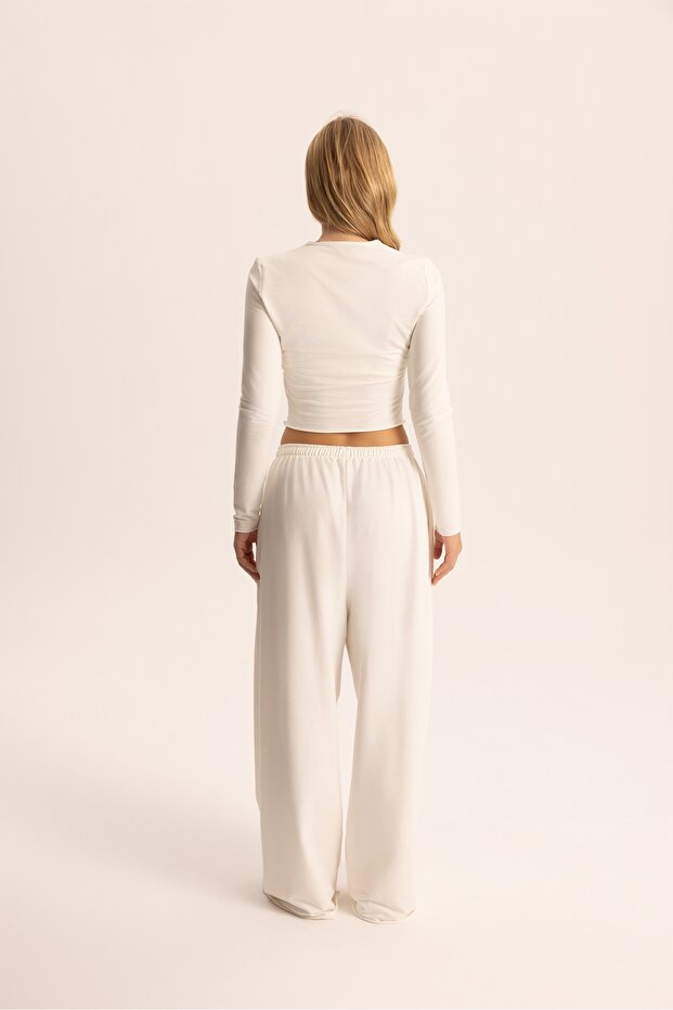 Tuara Basic Ekru Eşofman Takımı - 5