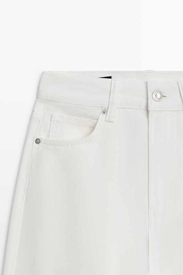 İspanyol paça yüksek bel jean - 6