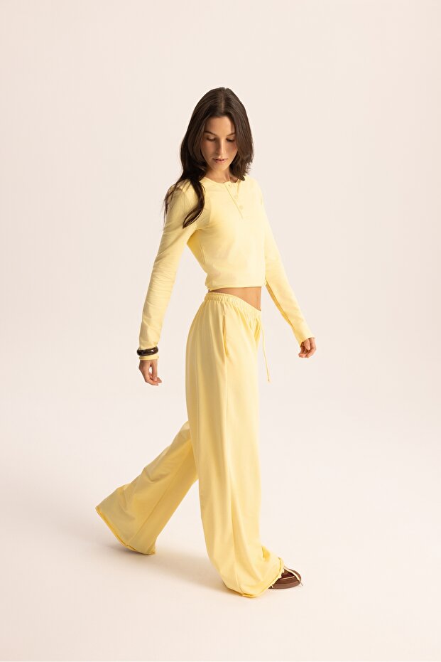 Tuara Basic Sarı Eşofman Takımı - 3