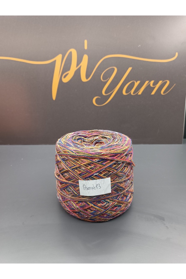 100% Mercerized Cotton Yarn Colored 500Gr