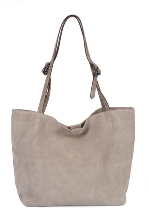 Ysmn Women's Leather Shoulder Bag Mink