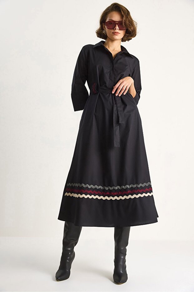 Rochie midi LUCCI Brodirime - 3