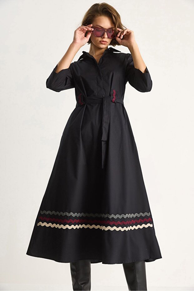 Rochie midi LUCCI Brodirime - 4