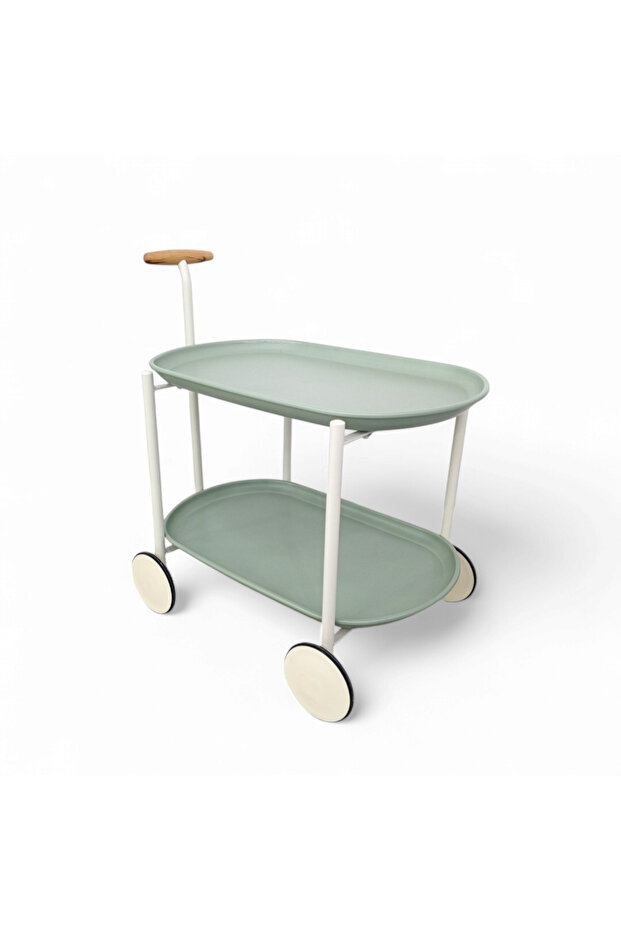 Multi-purpose two-tier serving trolley - 3