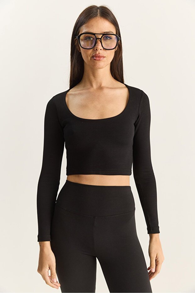 Top scurt LUCCI Basic - 2