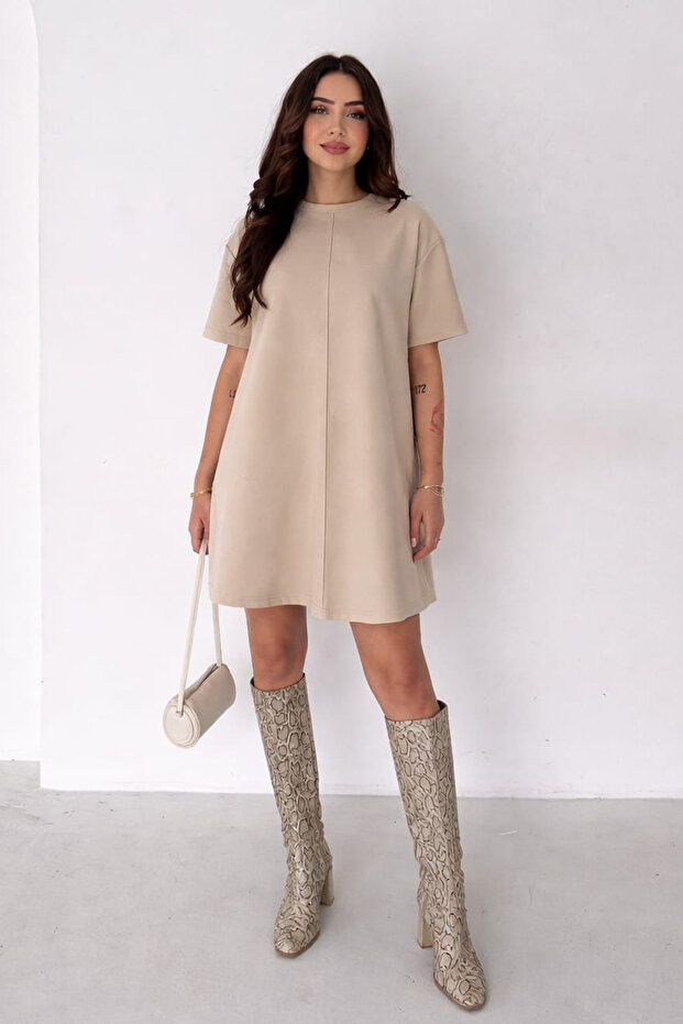 Women's Relaxed Fit Short Dress – Soft Line