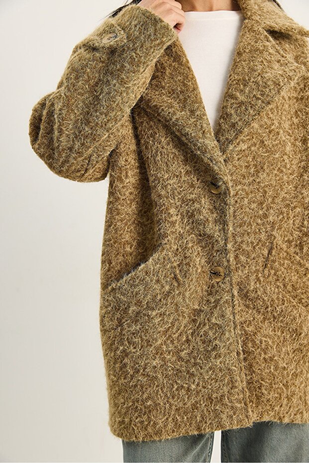 LUCCI Oversize Textured Jacket - 5