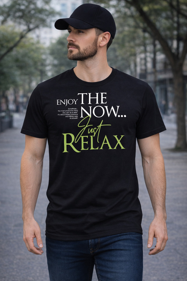 The Now Print Detailed Basic T-Shirt