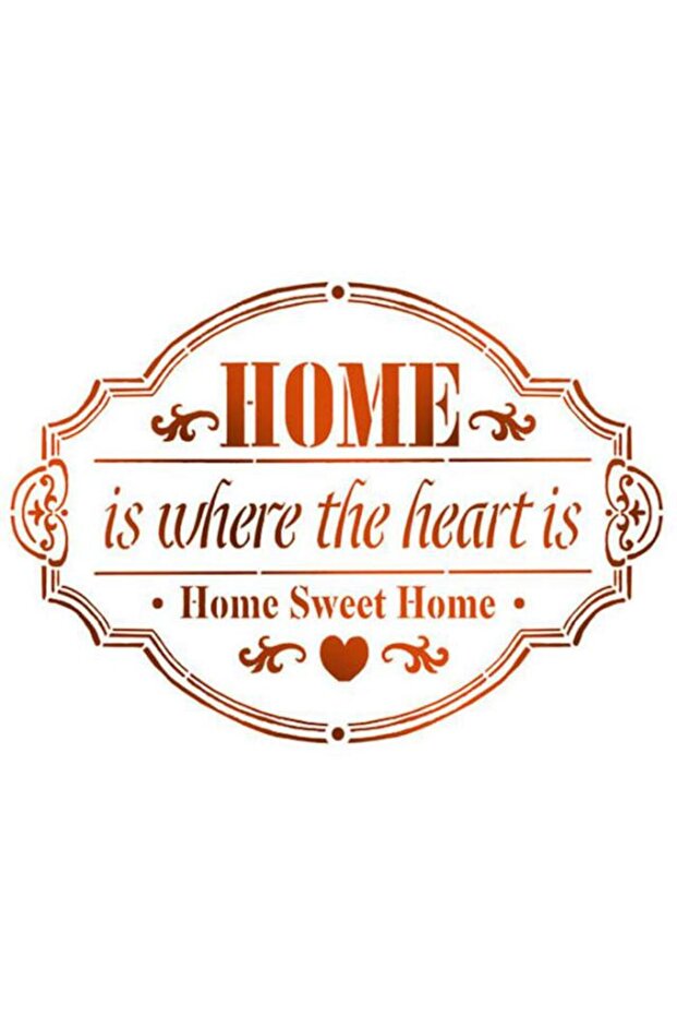 KSD266 HOME STENCIL 20X15CM