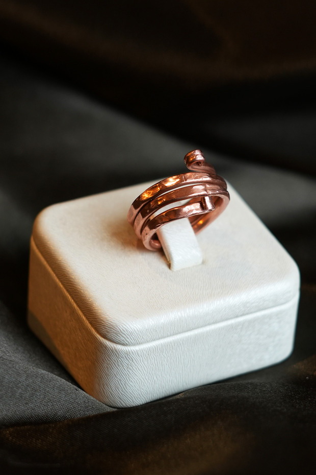 Coiled Copper Ring - 3
