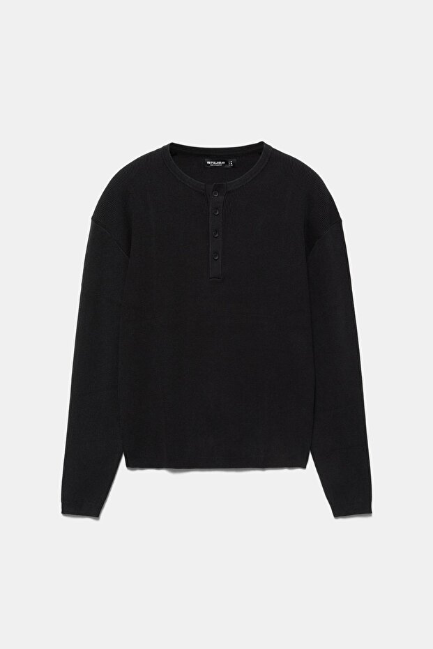 Düğmeli yaka tişört - 6