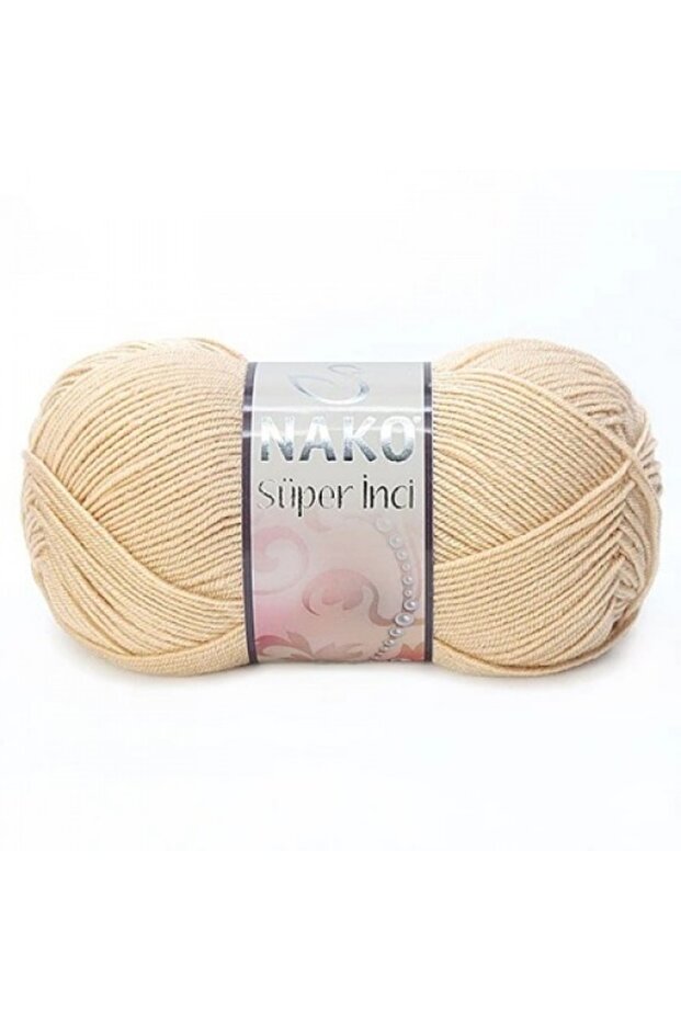 Super Pearl Hand Knitting Yarn 100 Gr Color 219 Camel Feather