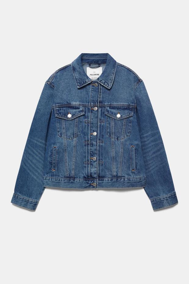 Denim trucker ceket - 7