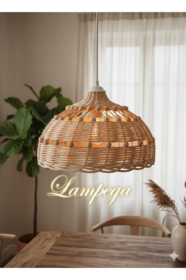 rattan bambu avize - 1