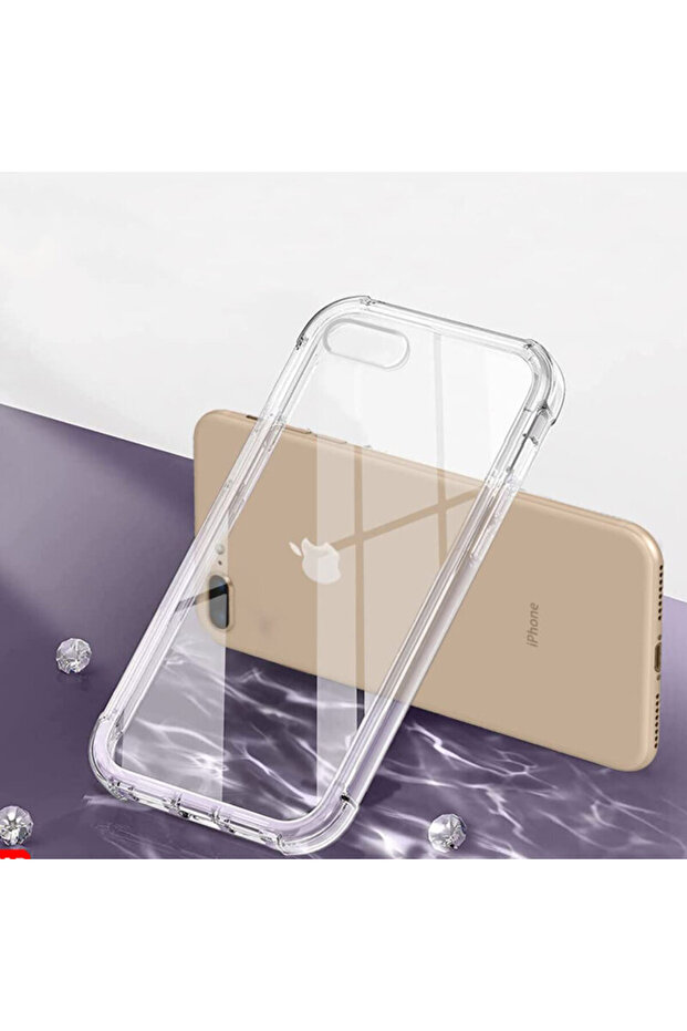 Shockproof Clear Silicone Case for iPhone 7 Plus - 2