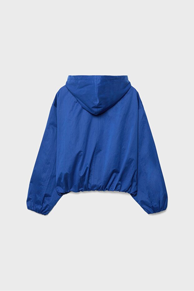 Naylon kapüşonlu ceket - 7