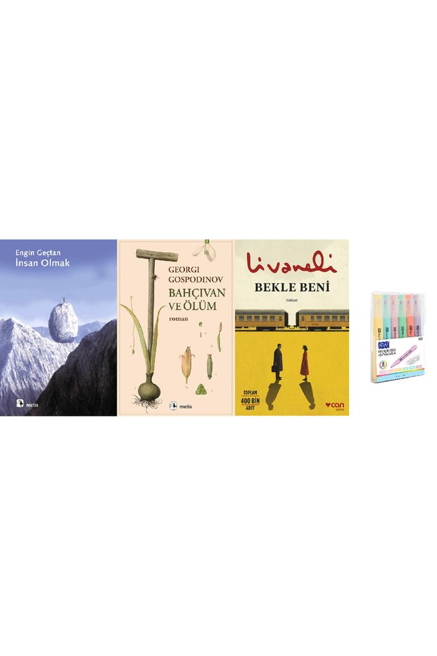 Being Human + Gardener and Death + Wait for Me 3 Book Set Pen Set Hd