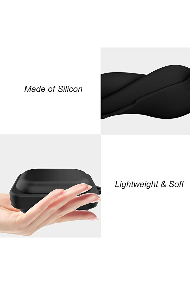 غطاء للأذن (A) مصنوع من السيليكون غير اللامع باللون الأحمر مع جهاز تعليق - 4