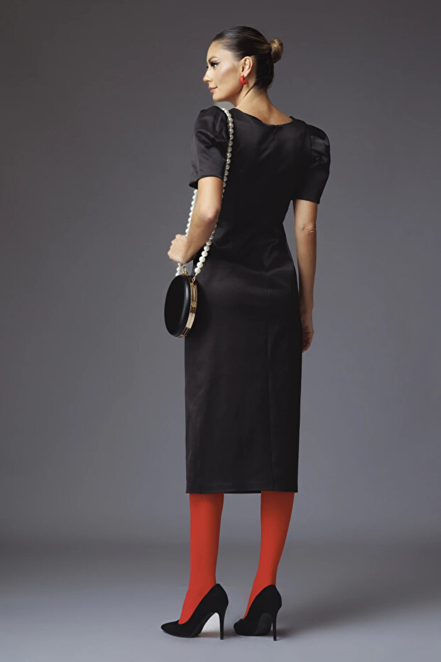 Rochie Priscilla neagra - 2