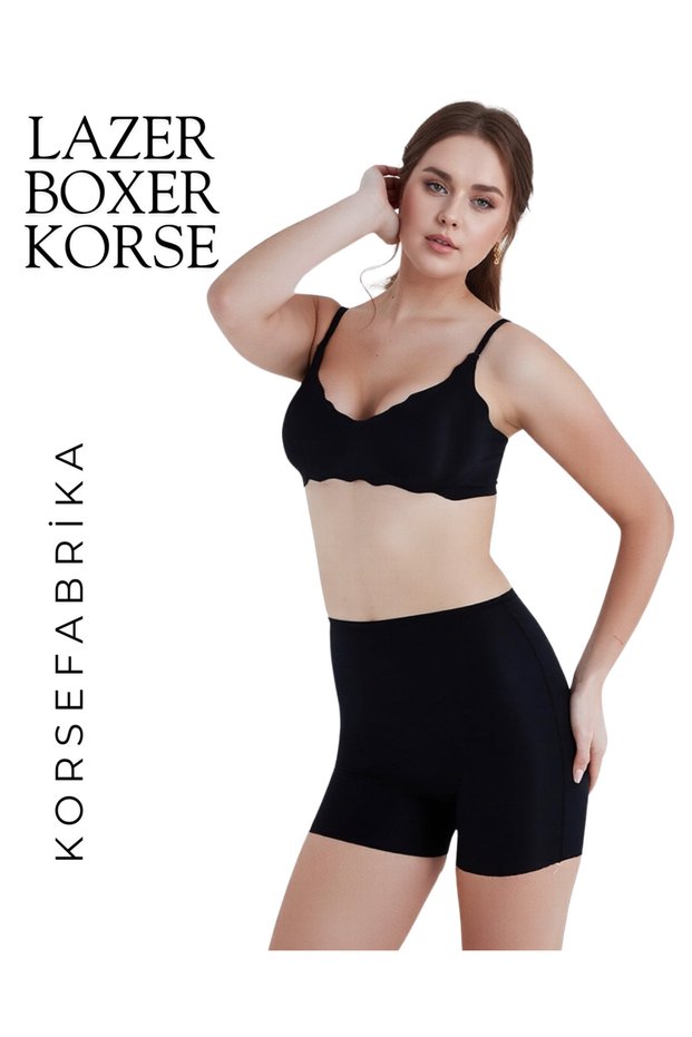 Recovery Firming Non-Marking 2 Size Tightening Real Laser Mini Skirt - Crop Corset