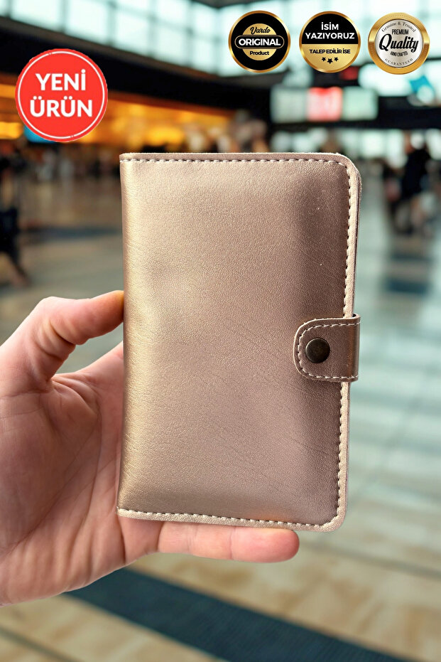 [ We Write Name ] Esther Design Business Card Holder Wallet & Passport & License Case Unisex