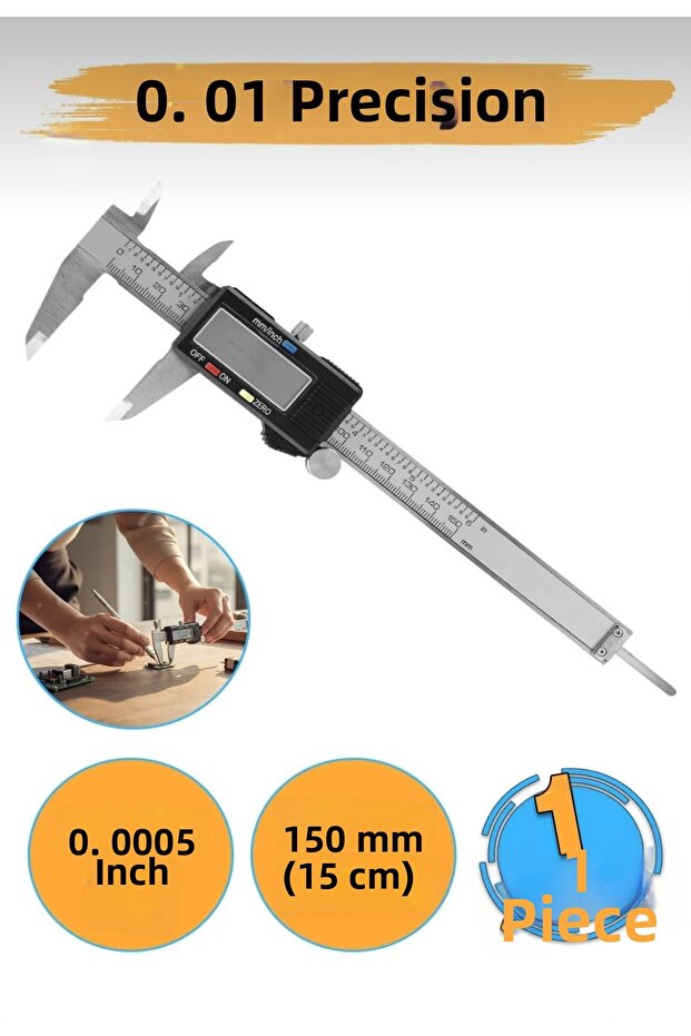 Gfb1051 Digital Caliper Large Screen 150 X 0.01 mm Caliper 150 mm
