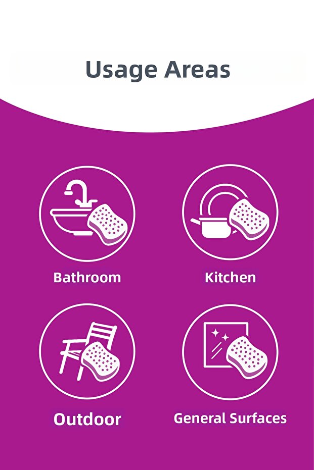 Bubble Sponge Flat 5 Pack 24 Pack 1 Box - 6