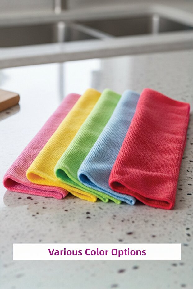 Microfiber 5-Pack Cleaning Cloth Double Pack - 3