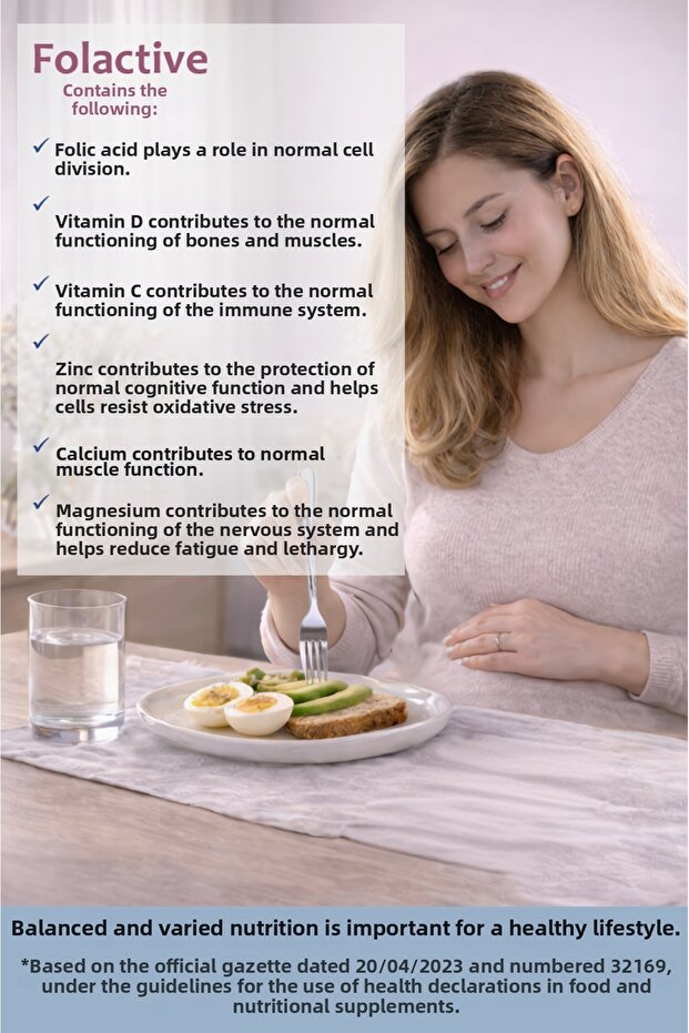 Folactive 90 Tablets | Supplementing Food with Methyl Folate, Iodine, Vitamin B12, and B6 - 5