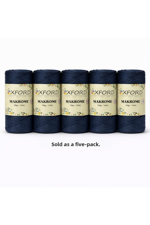 Oxford Macrame Cord No:3 5-Pack