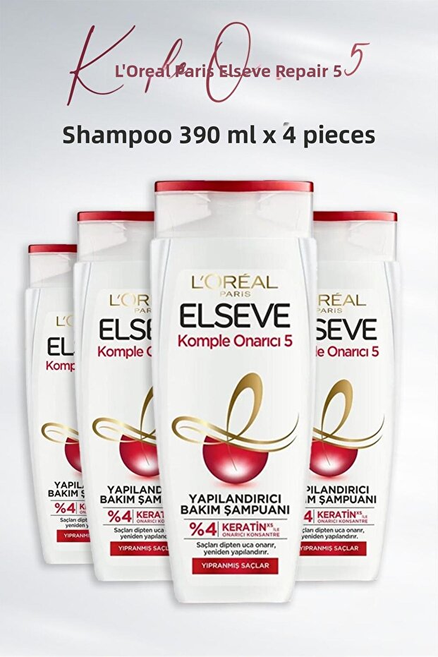 Complete Repair 5 Structuring Shampoo 390 ml X 4 Pcs
