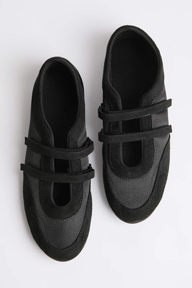 Teen Siyah Bant Detaylı Kadın Sneaker TAKSS26SN00005 - 3