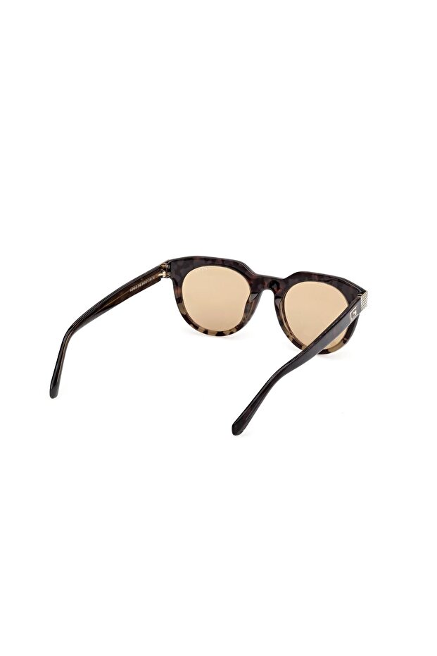 نظارات شمسية بنية مستديرة - 5