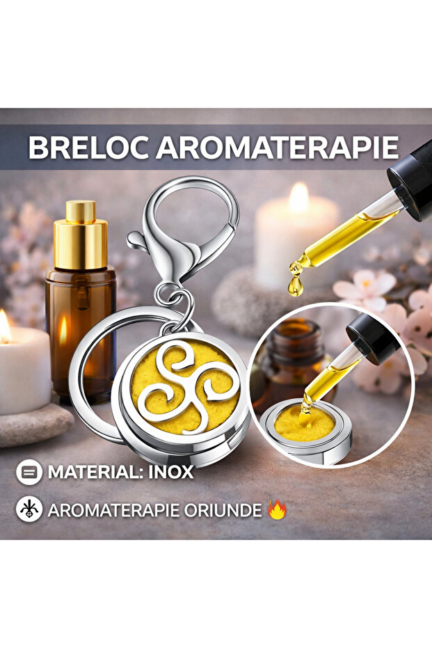 Aromatherapy Keychain, Essential Oils Diffuser V5 - 1