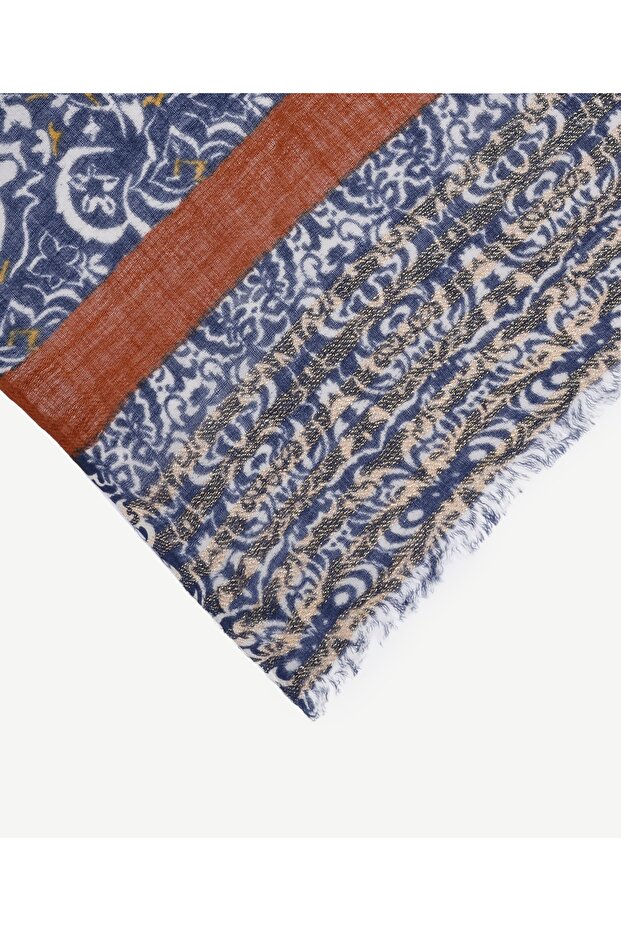 شال صوف بنمط مختلط - 2