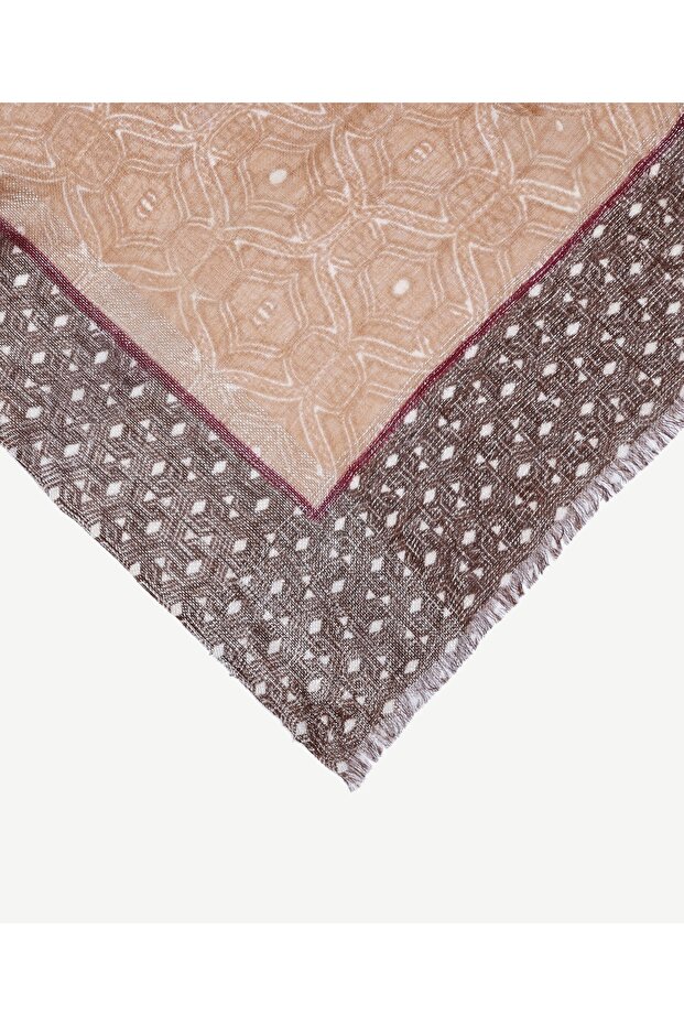 Mixed Patterned Wool Shawl - 2