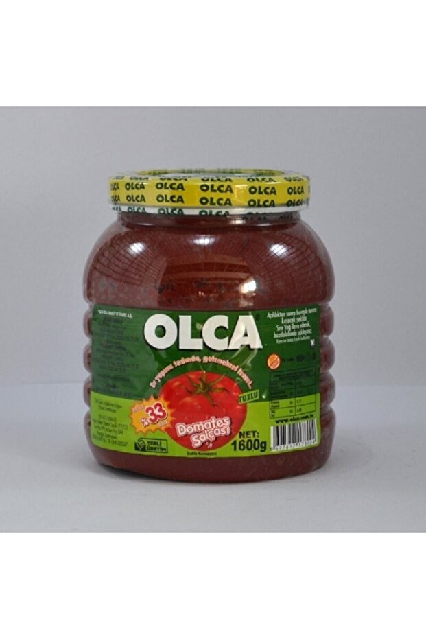 Domates Salçası 1600gr. 33% Brix