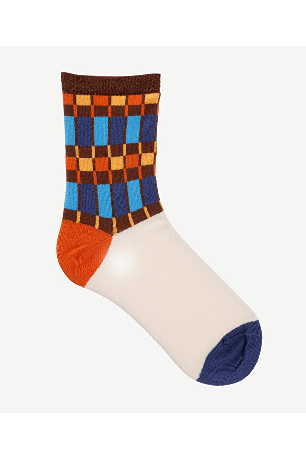 Desenli Çorap - 1