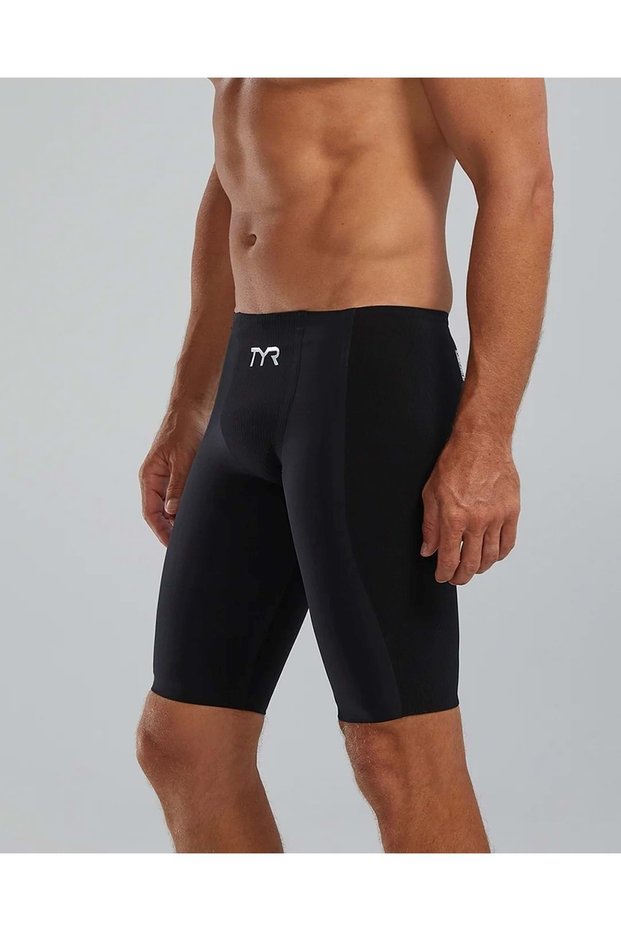 Tyr Tyr Shockwave Jammer High Waist Swimsuit Men's Swimwear - Black - 23 - St00661-2544