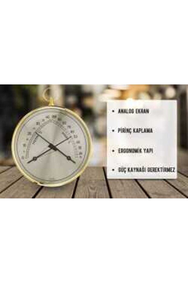 Analog Termometre Higrometre - 3