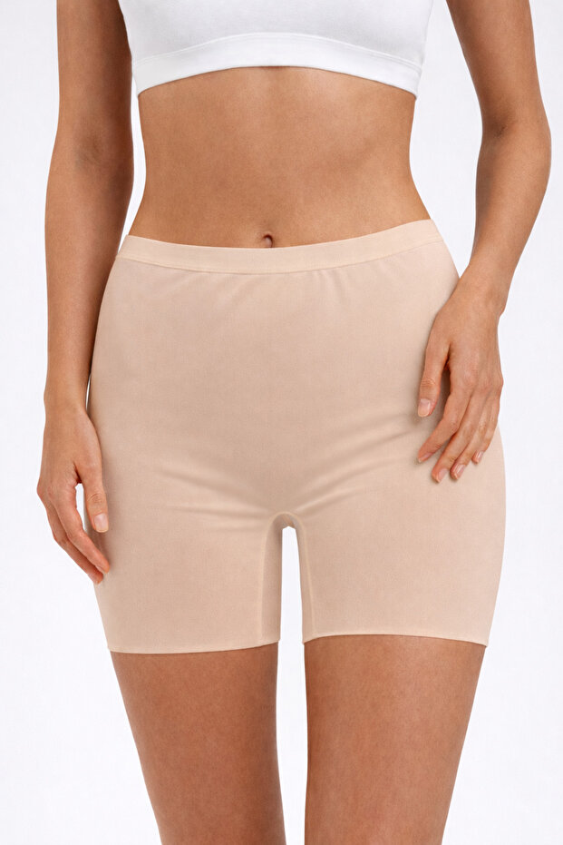 Leave No Traces Elastic Waist Laser Cut Shorts for Women Dor1056