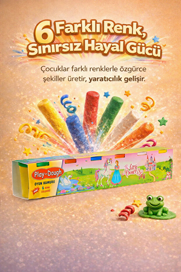 Oyun Hamuru 6lı + Merdane Hediyeli - 2