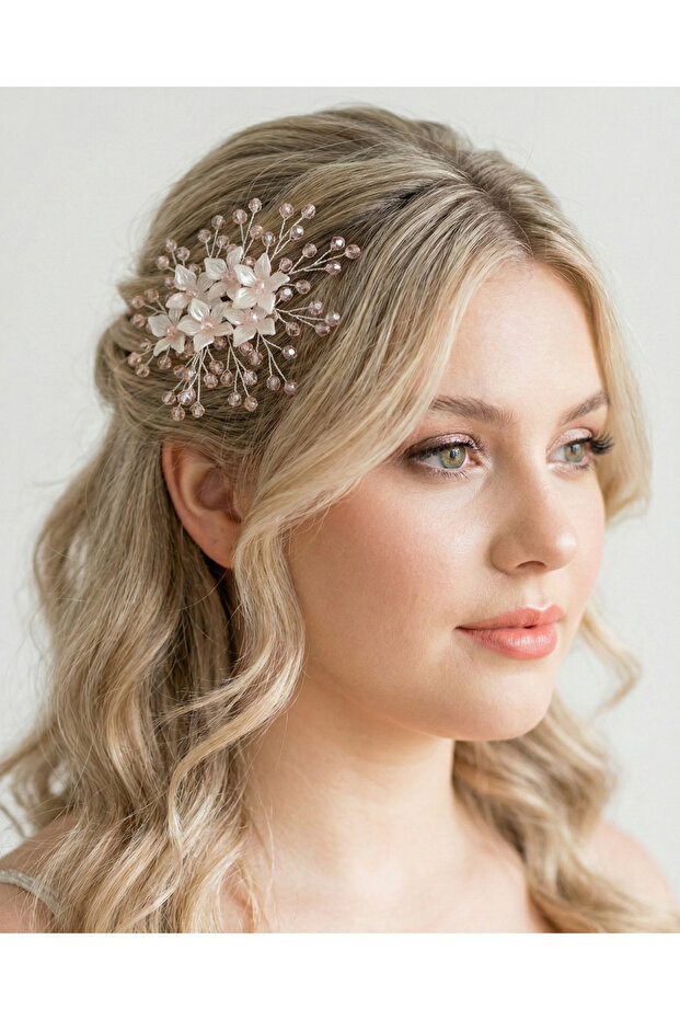 Radiant Flowers: Modern Hair Comb