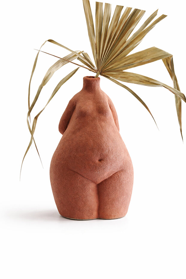 Kadın Figürlü Vazo - 4