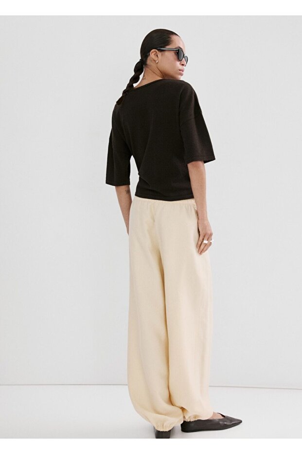 Fiyonklu örgü kazak - 4