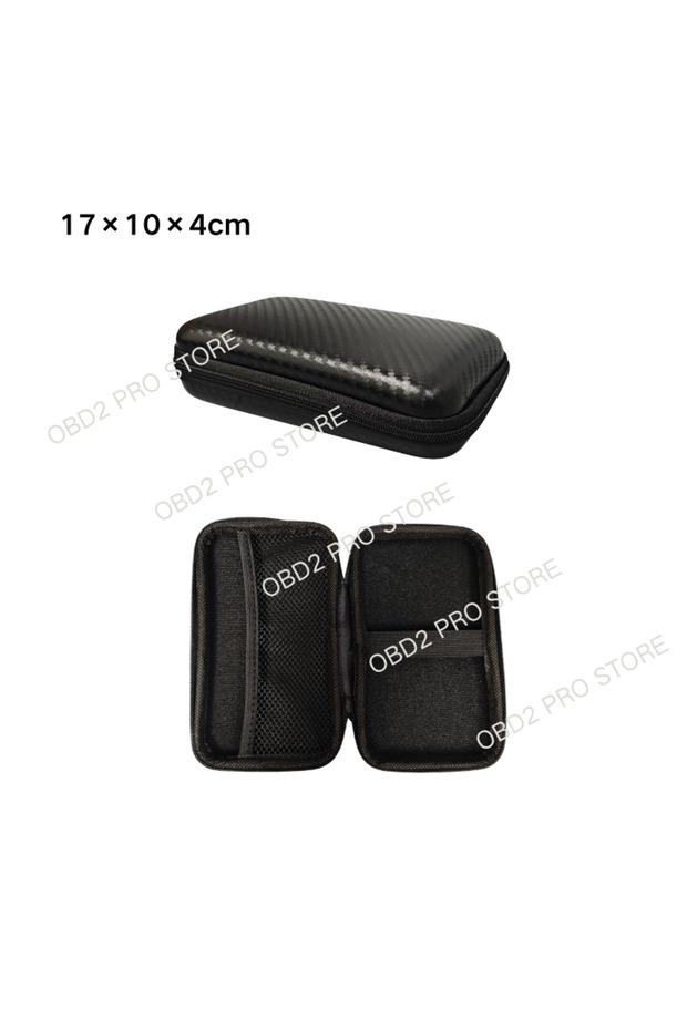 17x10x4cm Car Repair Tool Kit Storage Bag Car Terminal Removal Organizer Bag Multiple Sizes Carbon F