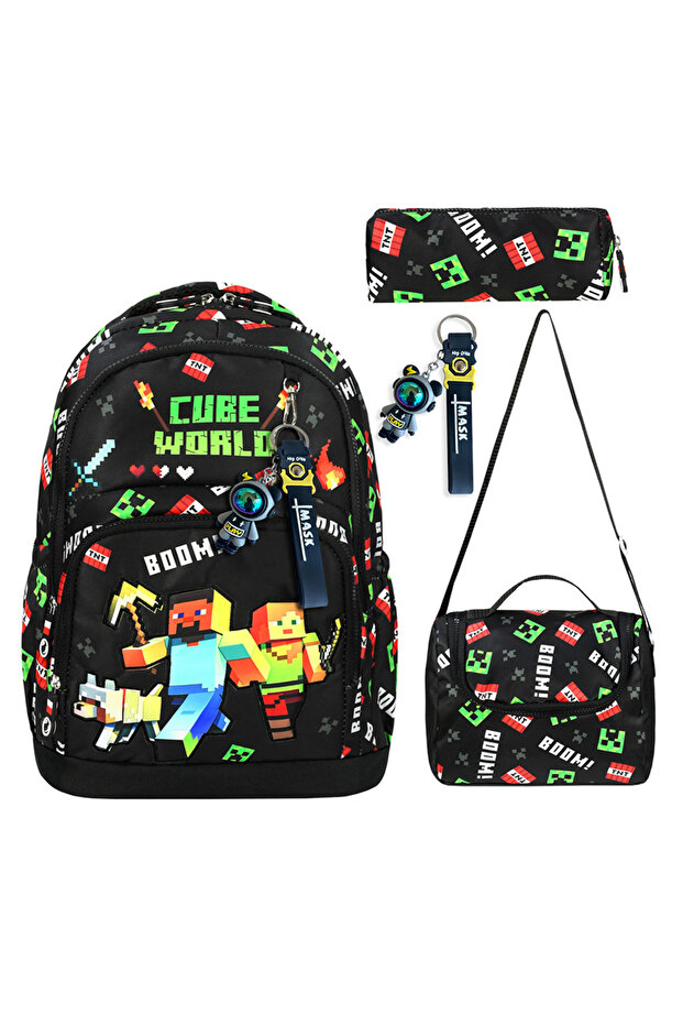 Cube İlkokul 3'lü Çanta Seti - 1